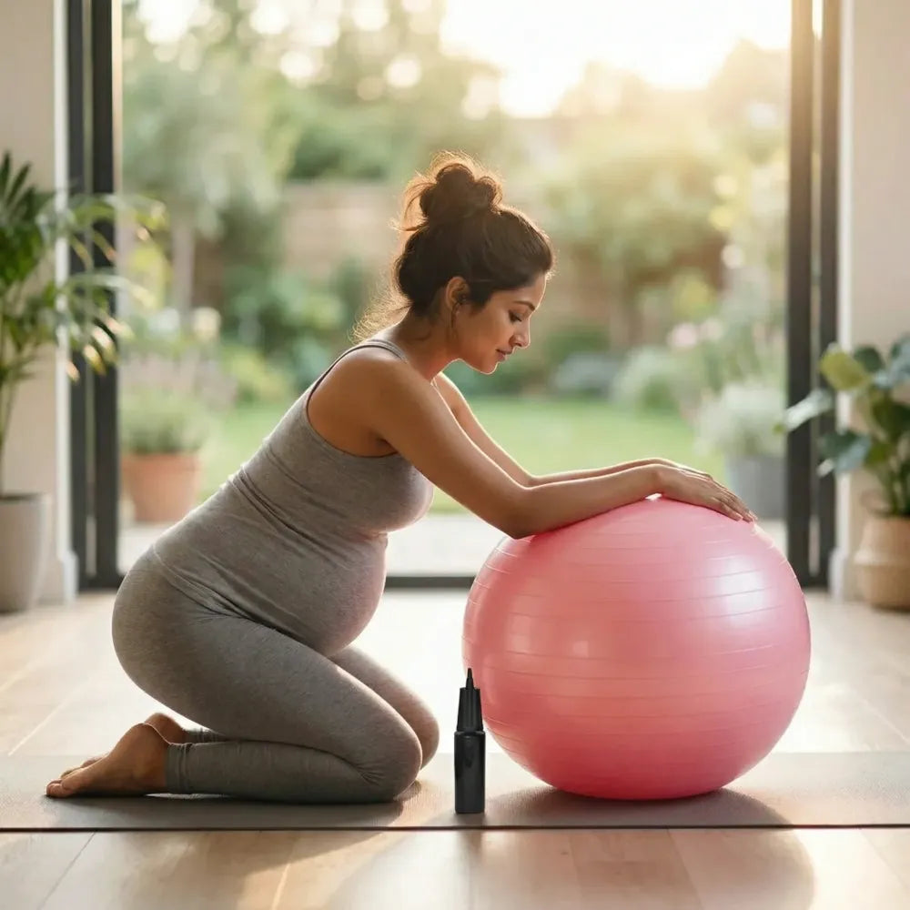 Anti-burst non-slip exercise ball - health care