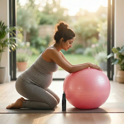 Anti-burst non-slip exercise ball - health care