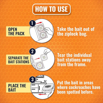 Anti cockroach station – pack of 6