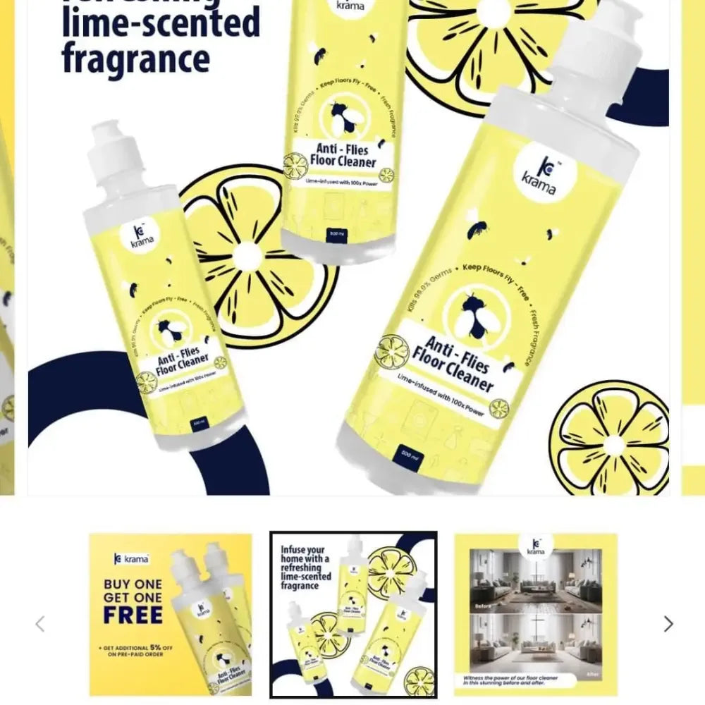 Anti-fly & mosquito floor cleaner – 200ml (pack of 2)