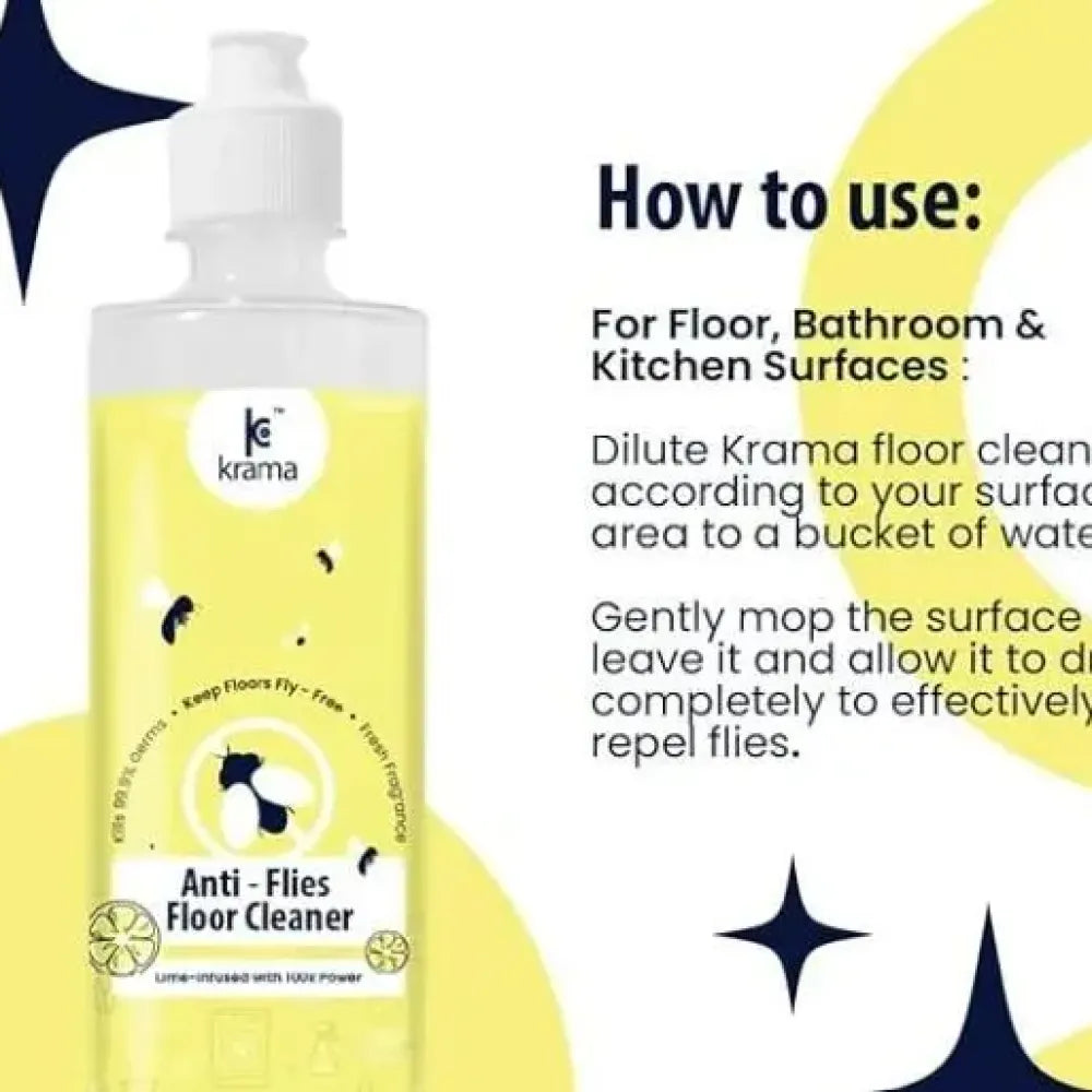 Anti-fly & mosquito floor cleaner – 200ml (pack of 2)