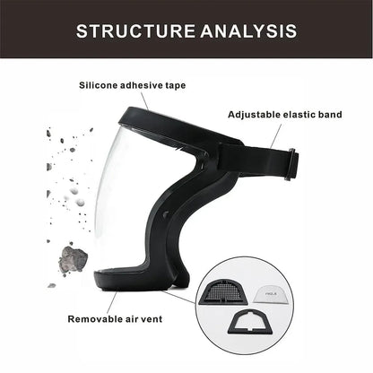 Anti-fog full face shield - car and bike accessories