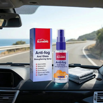 Anti-fog glass strengthener spray - car and bike accessories