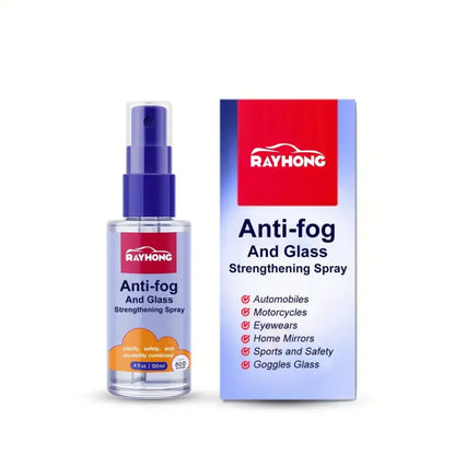 Anti-fog glass strengthener spray - car and bike accessories