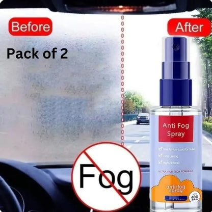 Anti-fog glass strengthener spray - car and bike accessories