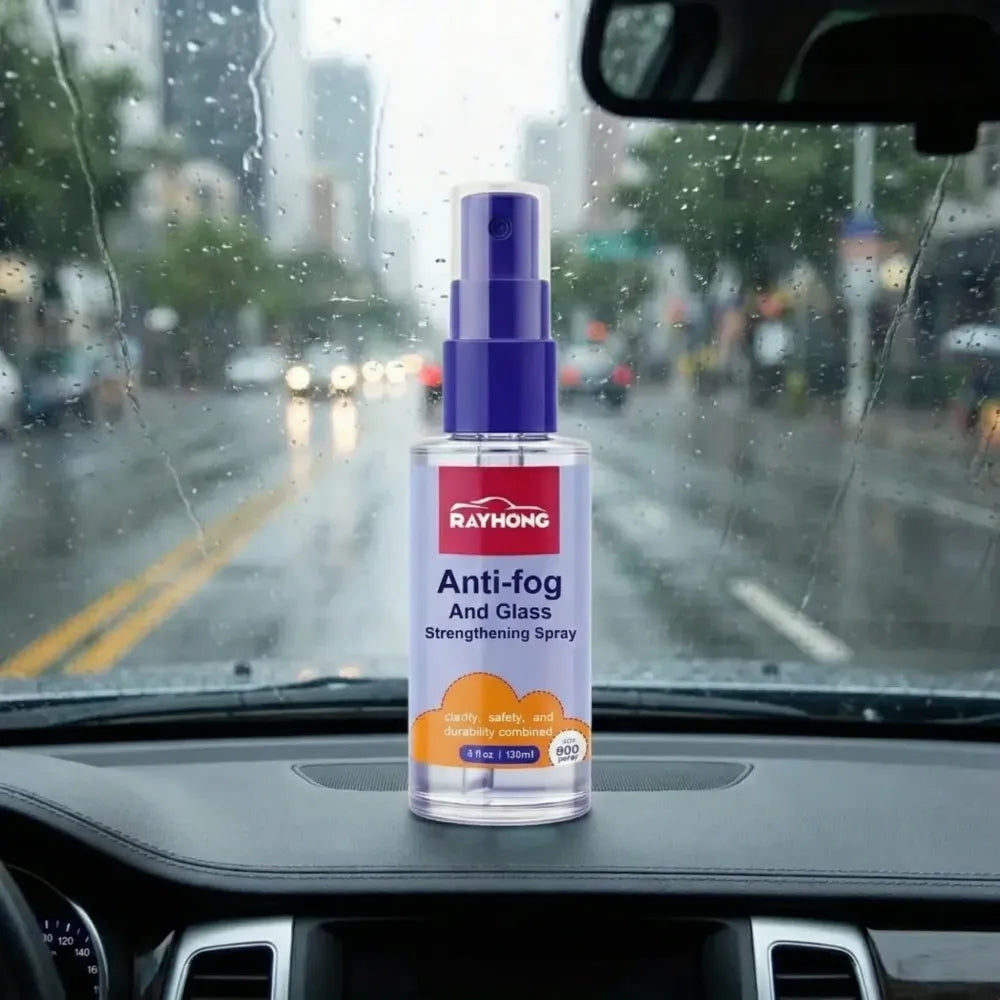 Anti-fog glass strengthener spray - car and bike accessories