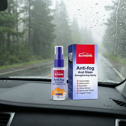 Anti-fog glass strengthener spray - car and bike accessories