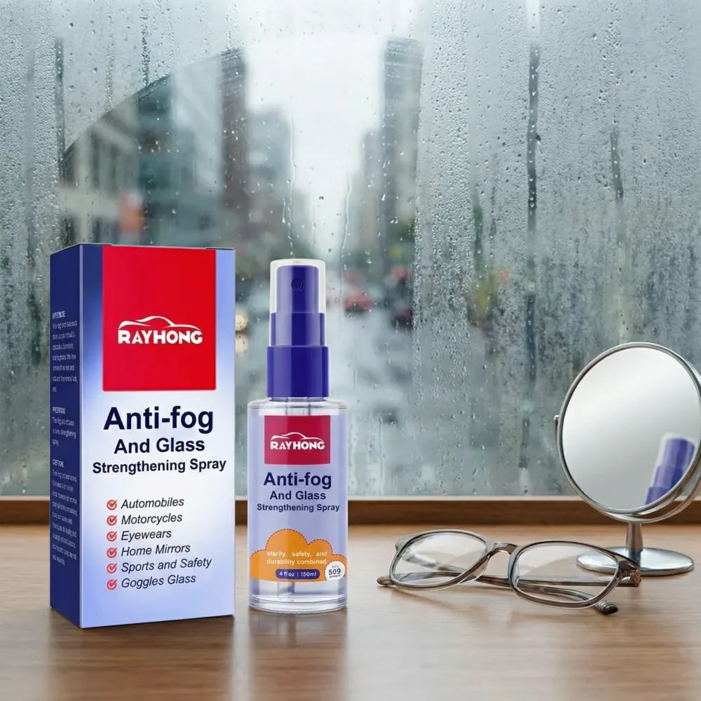 Anti-fog glass strengthener spray - car and bike accessories