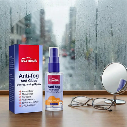 Anti-fog glass strengthener spray - car and bike accessories