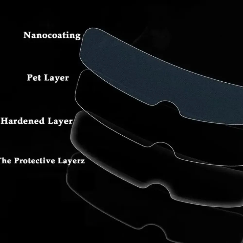 Anti-fog helmet shield film - car and bike accessories