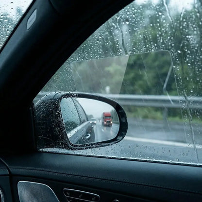 Anti-fog mirror films - car and bike accessories