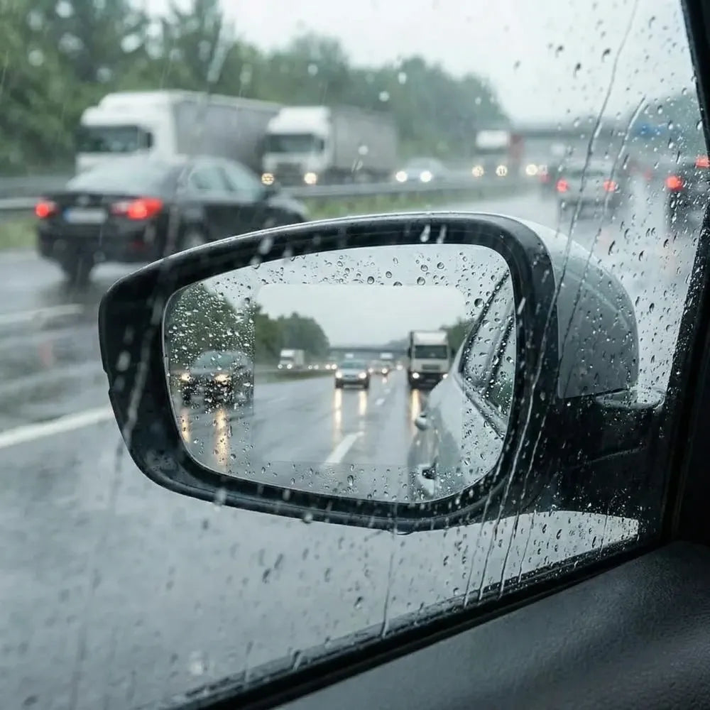 Anti-fog mirror films - car and bike accessories