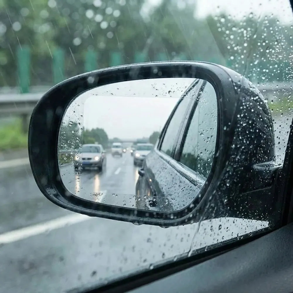 Anti-fog mirror films - car and bike accessories