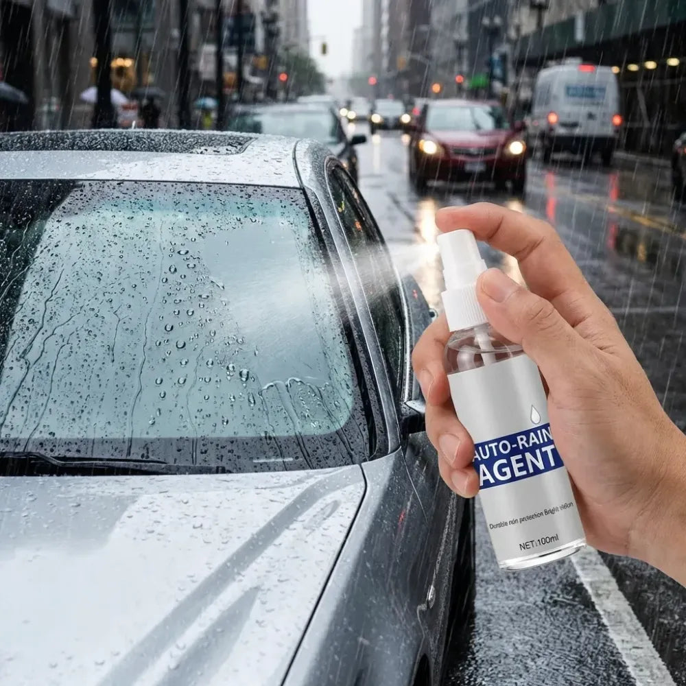 Anti-fog rainproof spray - car and bike accessories