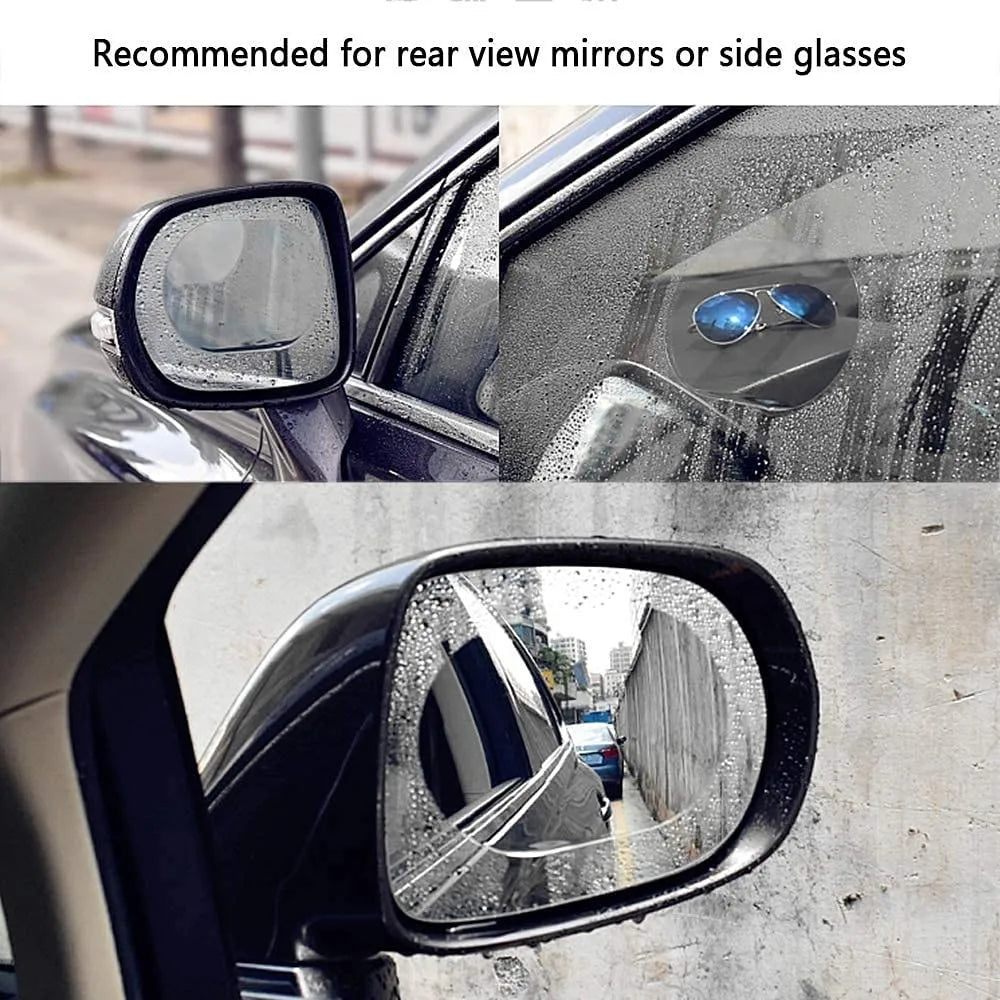 Anti-fog rearview mirror film - automotive