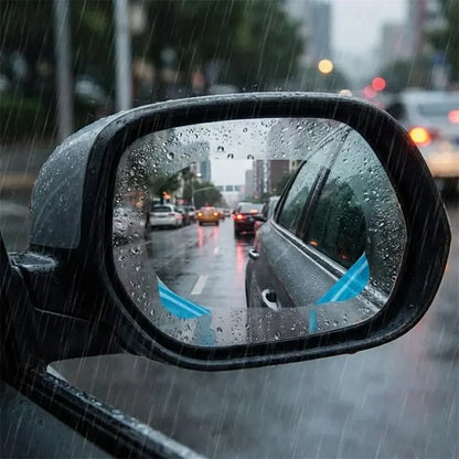 Anti-fog rearview mirror film - automotive