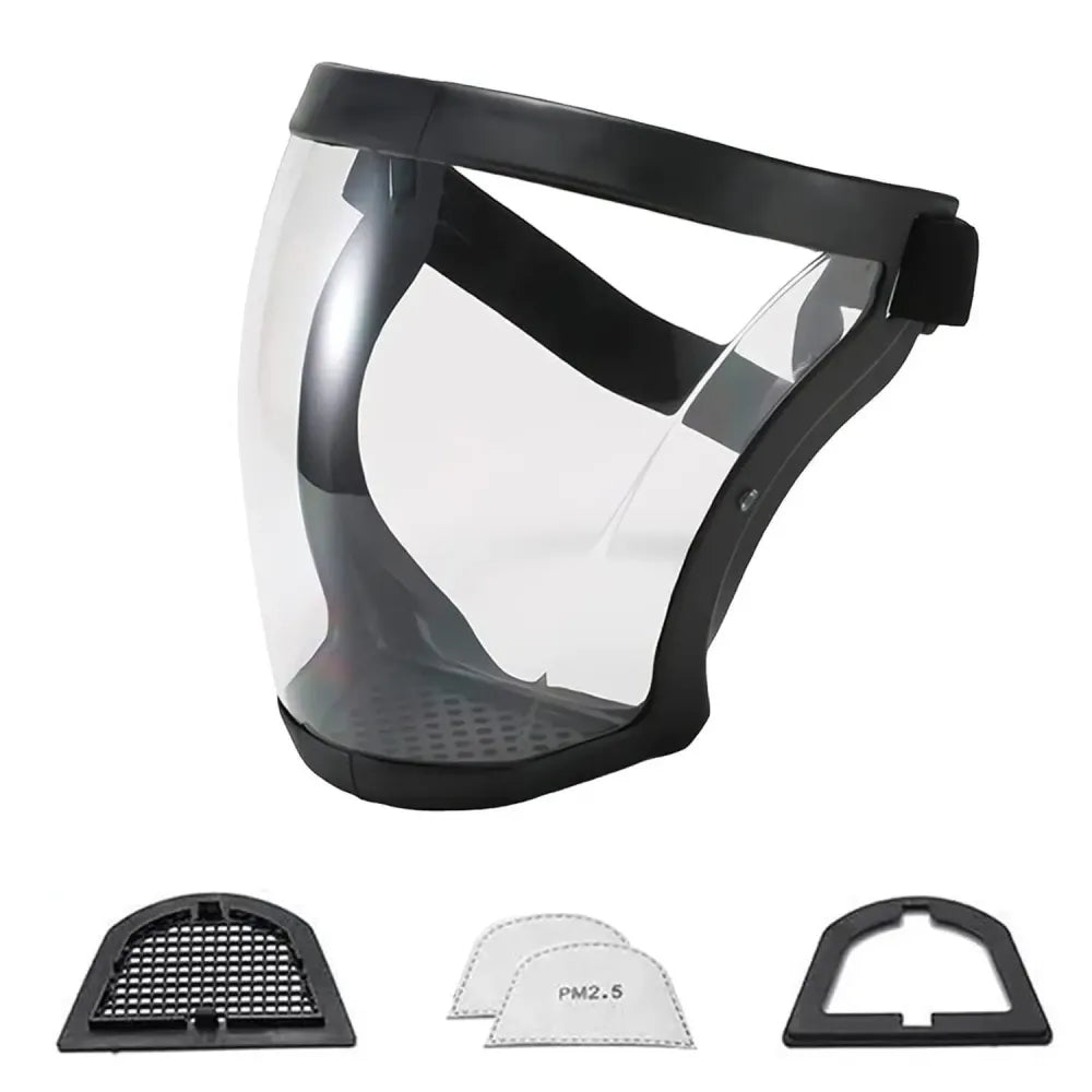 Anti-fog transparent face mask