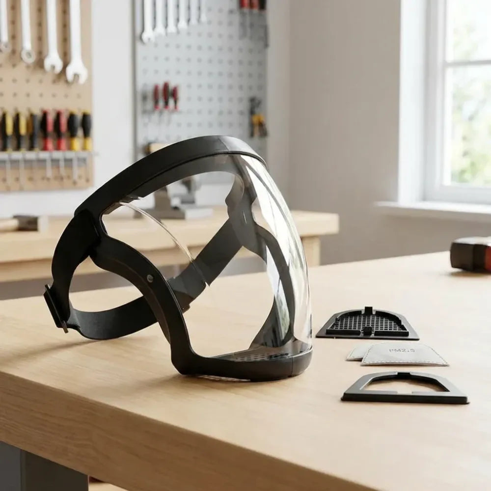 Anti-fog transparent face mask
