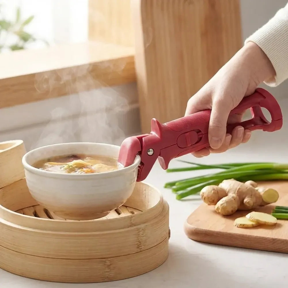 Anti-scalding pot pan gripper