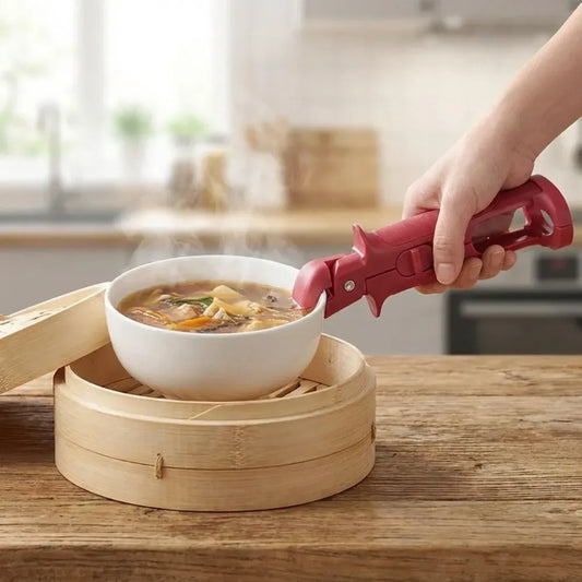 Anti-scalding pot pan gripper