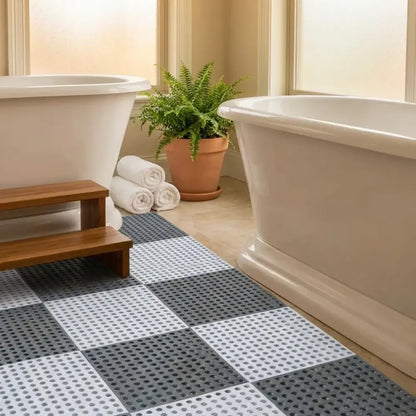 Anti slip bathroom tile mat – pack of 4