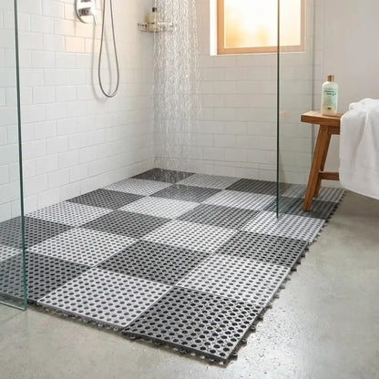Anti slip bathroom tile mat – pack of 4