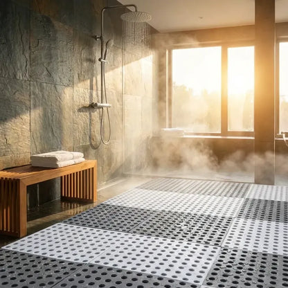 Anti slip bathroom tile mat – pack of 4