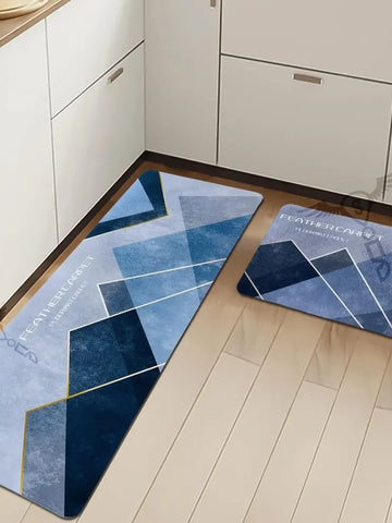 Anti-Slip Geometric Floor Mat