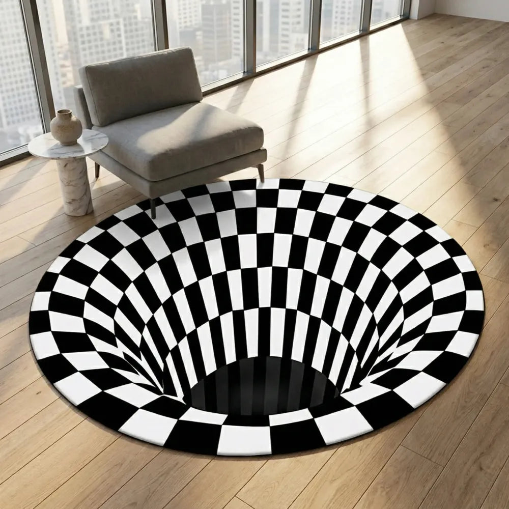 Anti-slip round dining mat