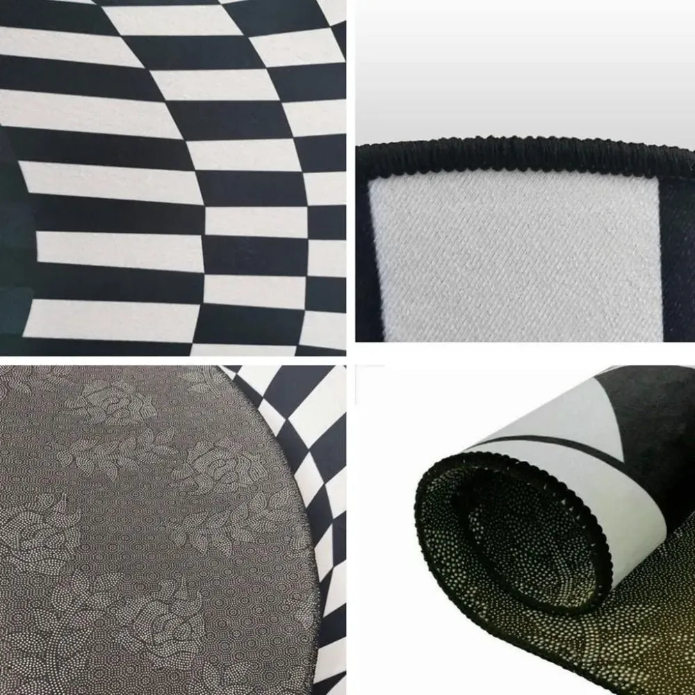 Anti-slip round dining mat