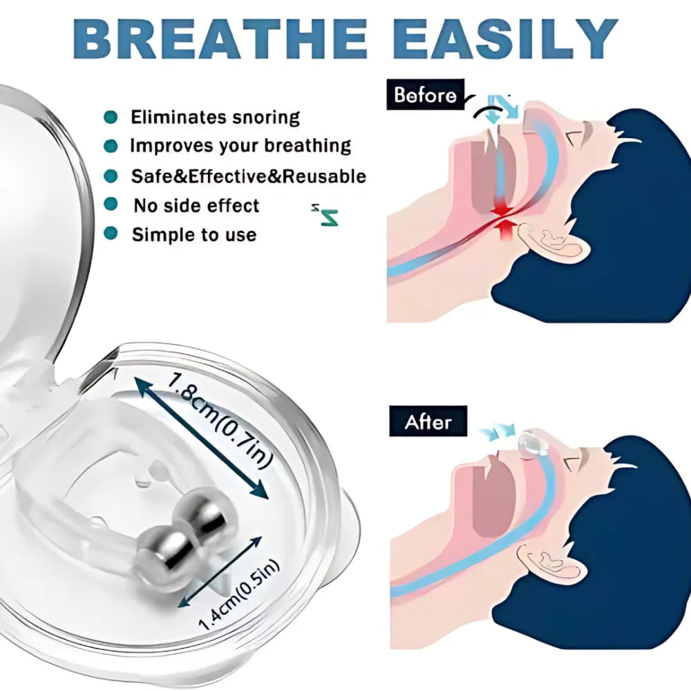 Anti-snoring nose clip.