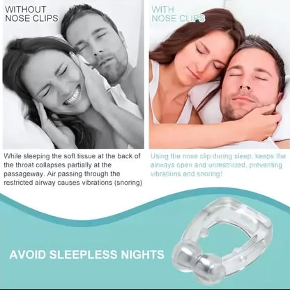 Anti-snoring nose clip.