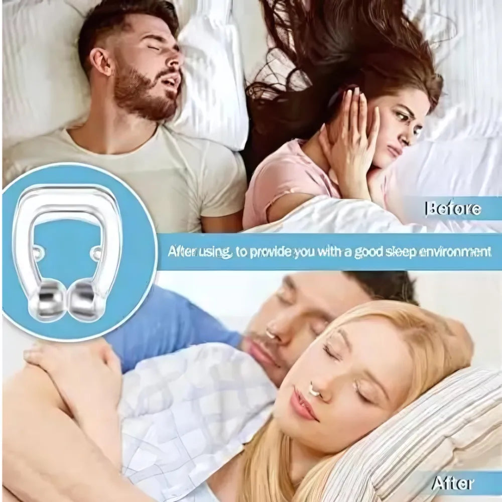 Anti-snoring nose clip.