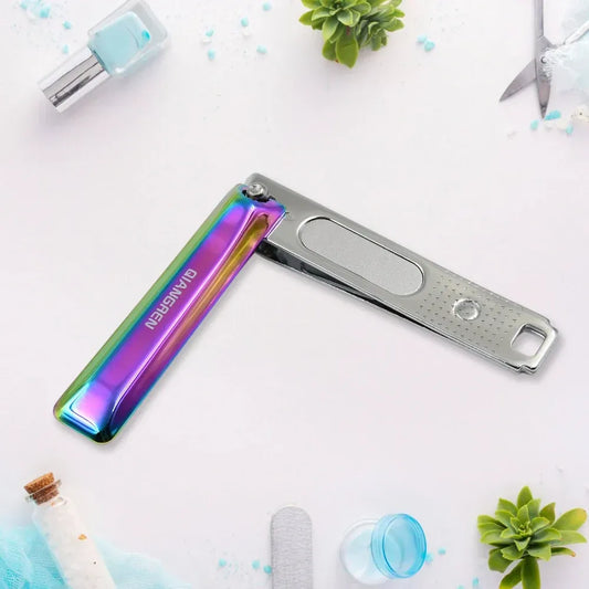 Anti-splash stainless steel nail clipper - health care