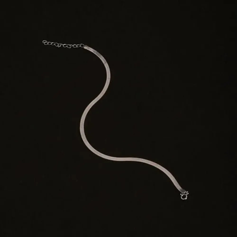 Anti tarnish snake anklet