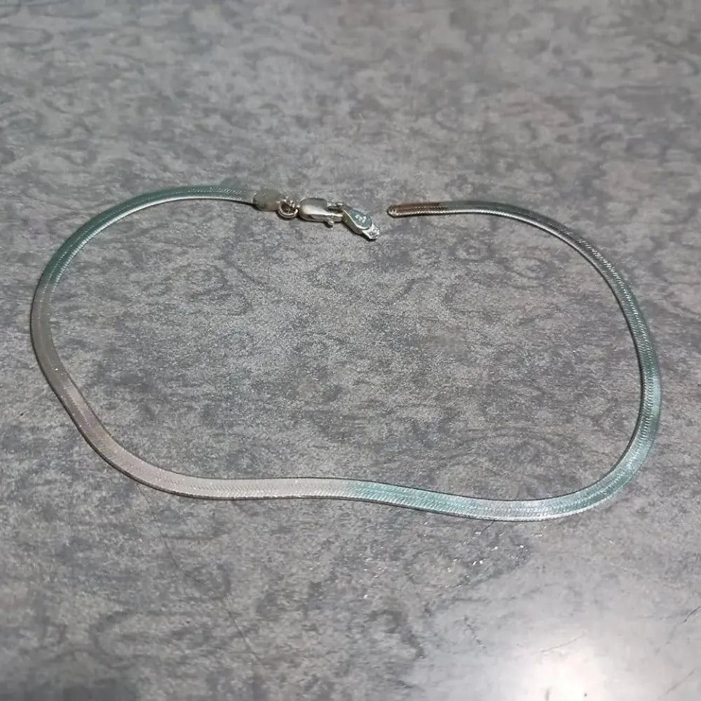 Anti tarnish snake anklet