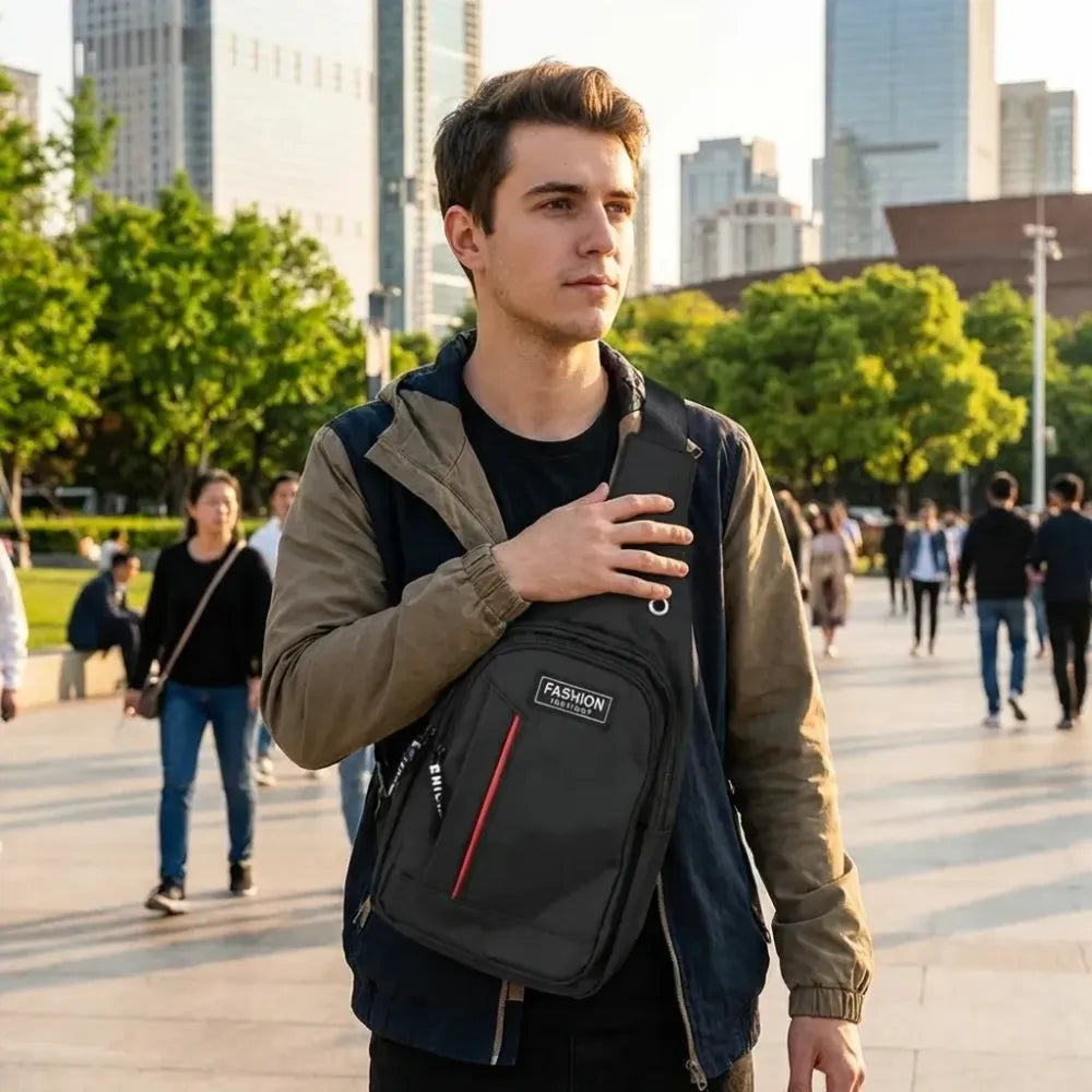 Anti-theft usb sling bag - travel