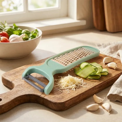 Apex 2-in-1 vegetable grater peeler combo tool - home & kitchen