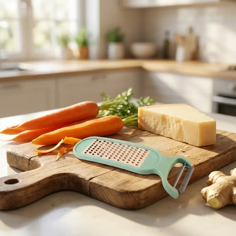 Apex 2-in-1 vegetable grater peeler combo tool - home & kitchen