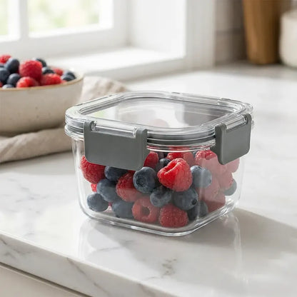 Apex press n lock airtight food storage container set (2pc450ml) approx - home & kitchen