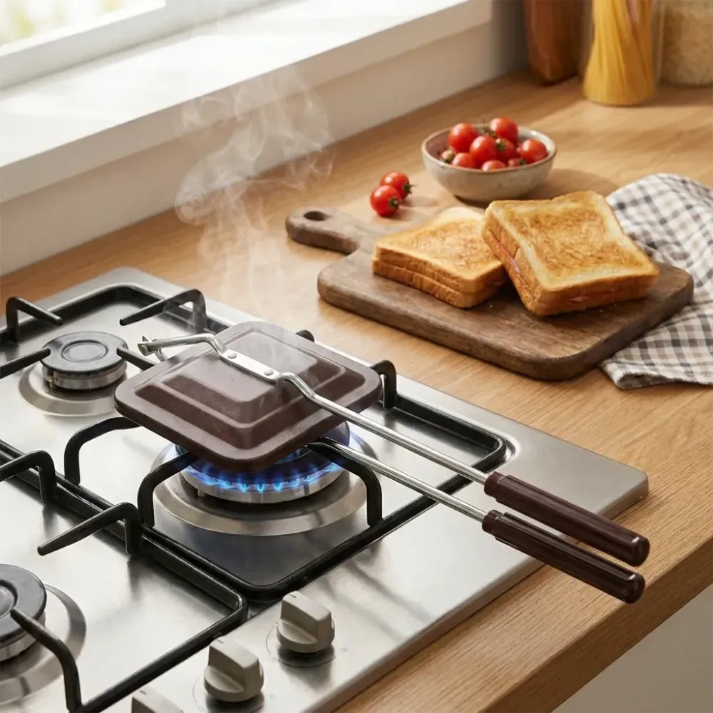 Apex regular non-stick flame-based sandwich toaster - home & kitchen