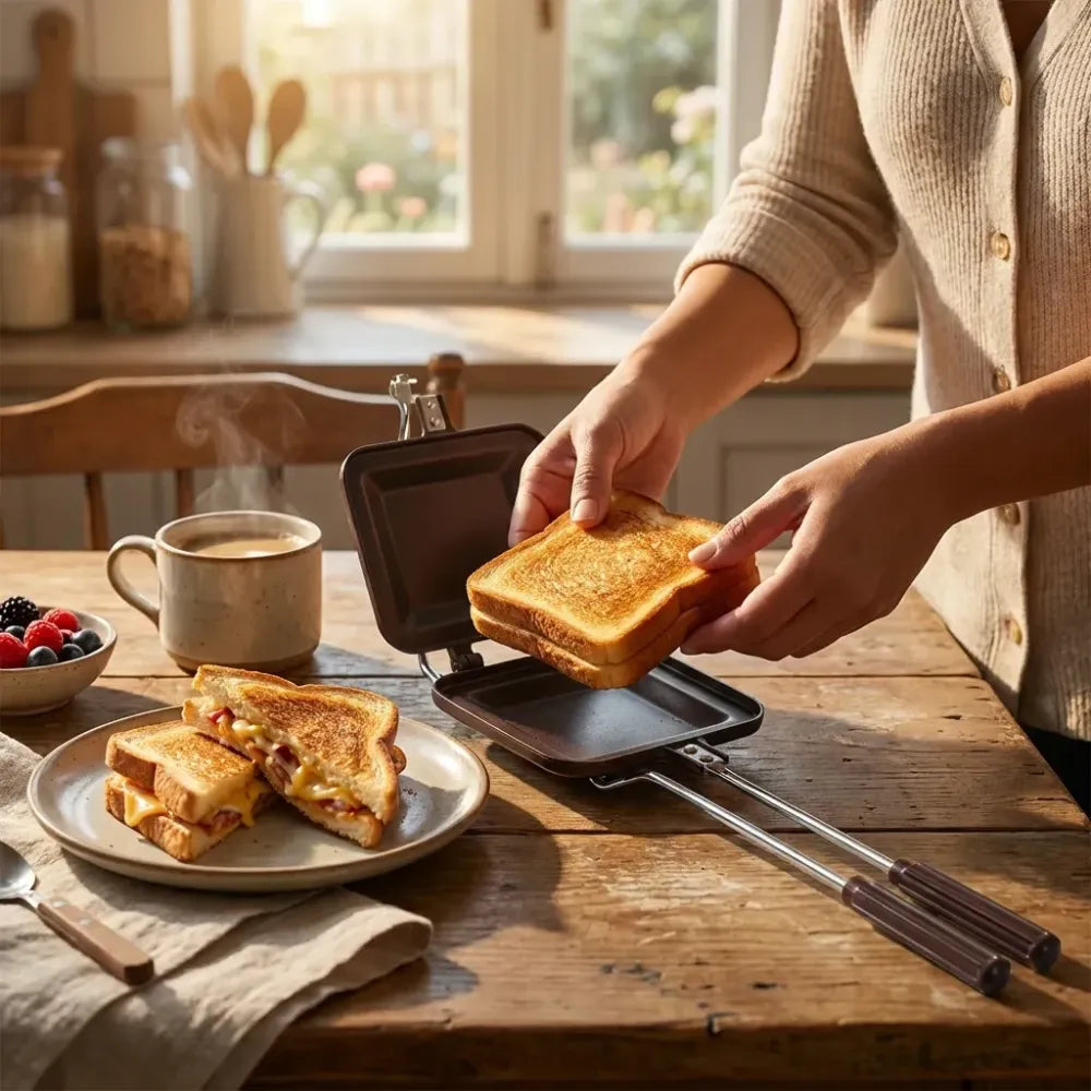 Apex regular non-stick flame-based sandwich toaster - home & kitchen