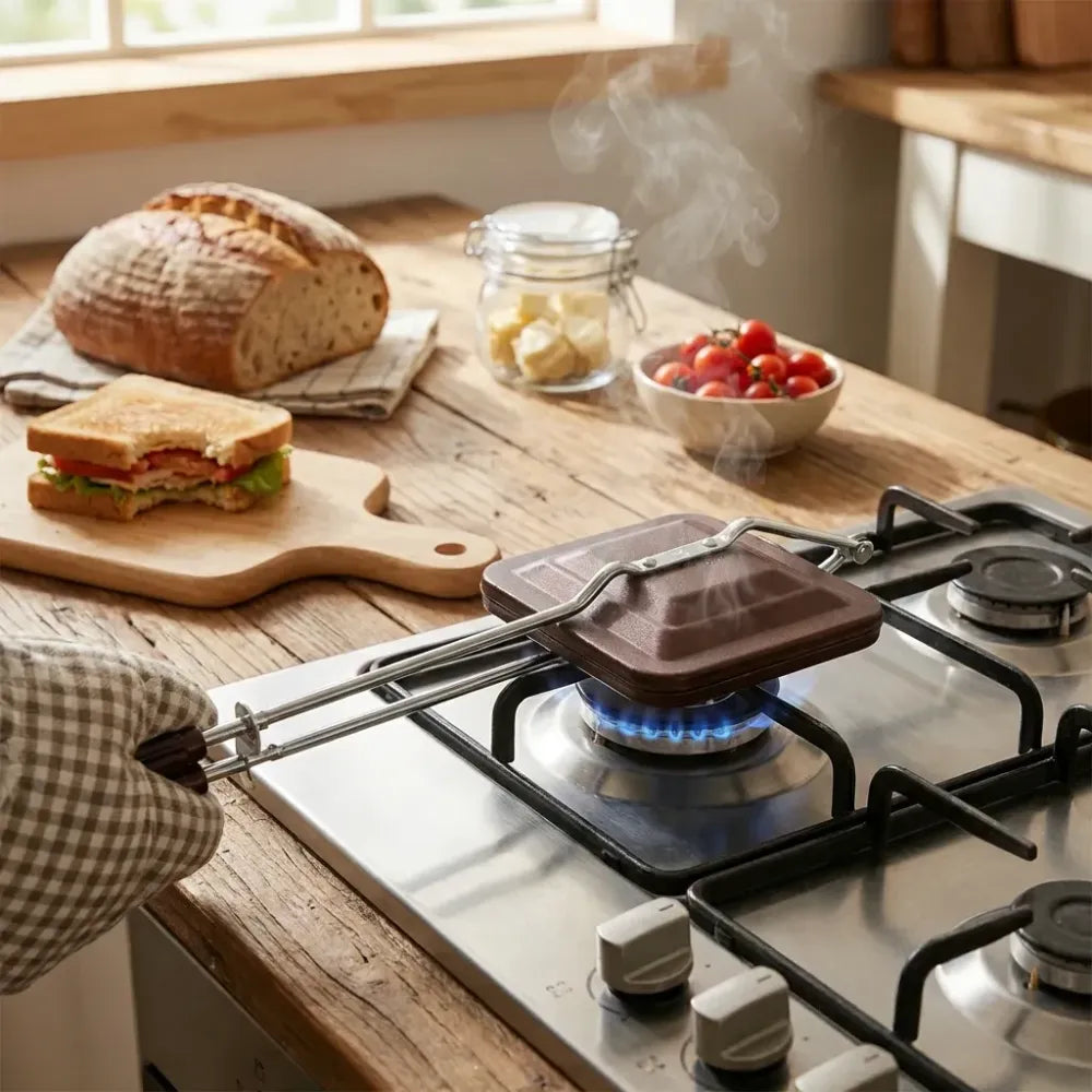 Apex regular non-stick flame-based sandwich toaster - home & kitchen