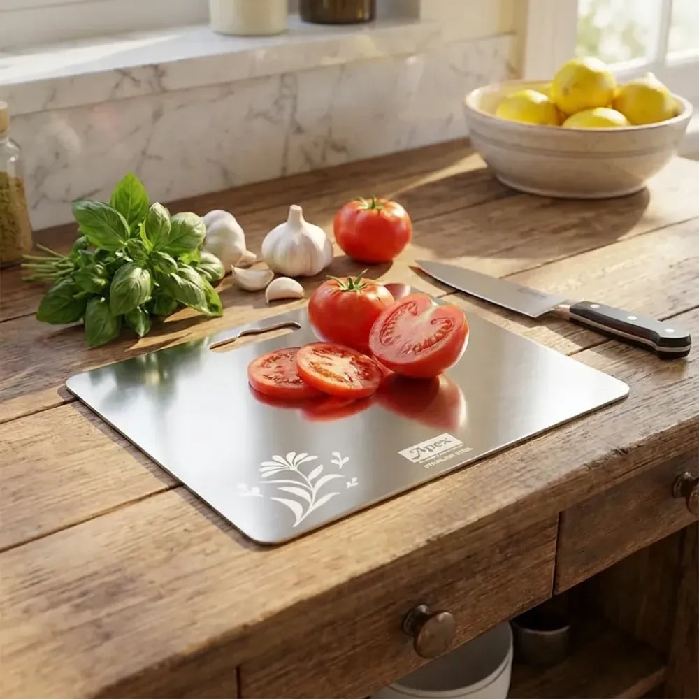 Apex steel-x stainless chopping board - home & kitchen