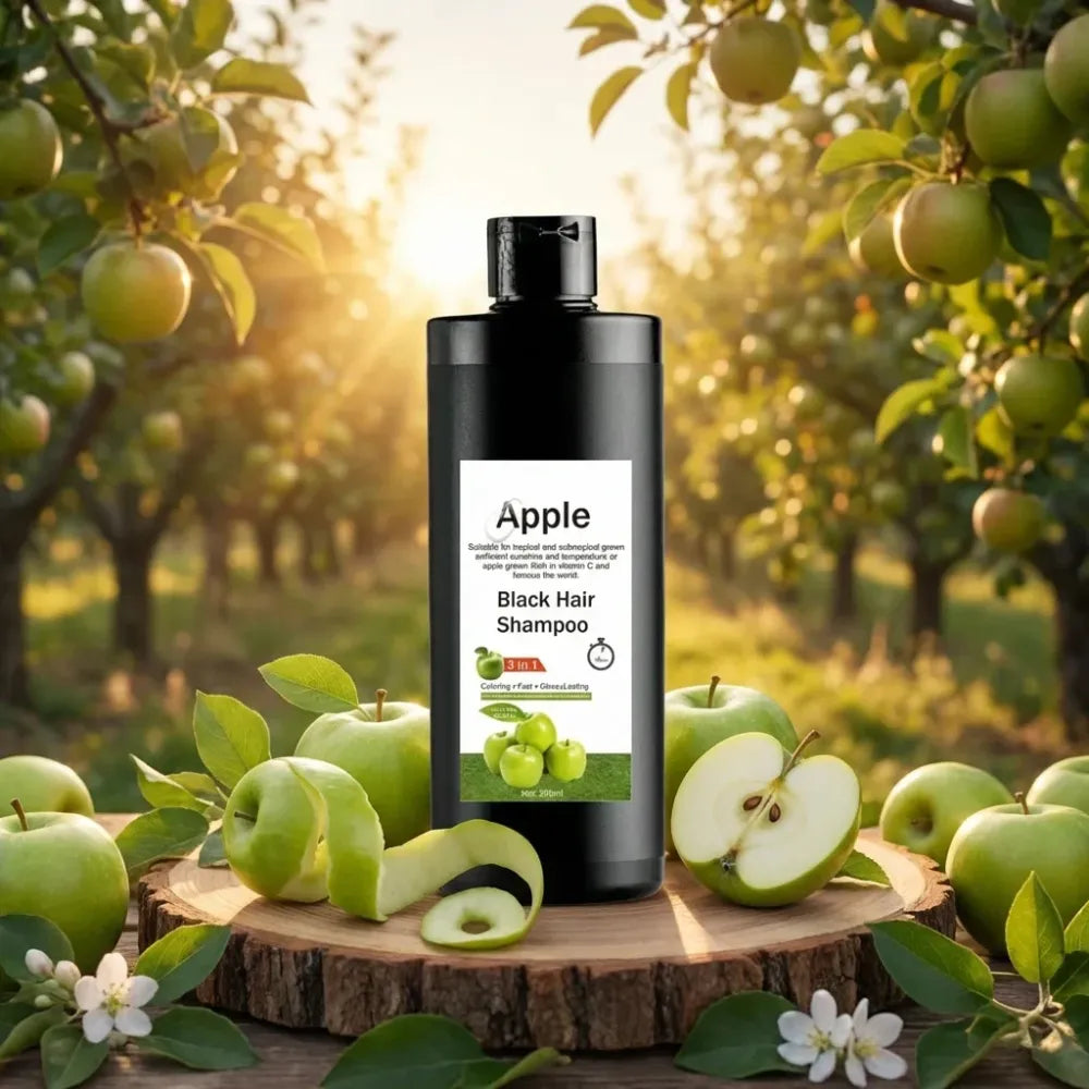 Apple black hair shampoo – 200ml
