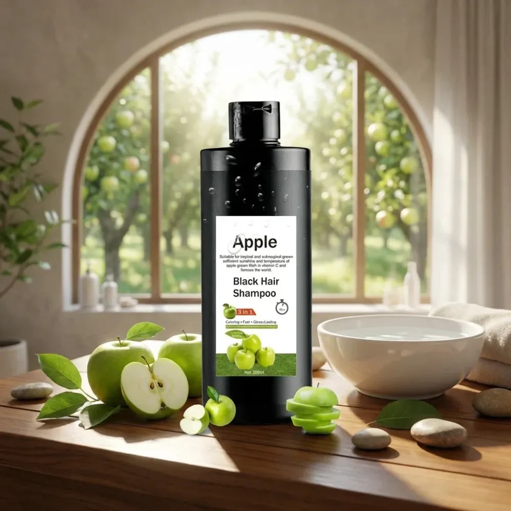 Apple black hair shampoo – 200ml