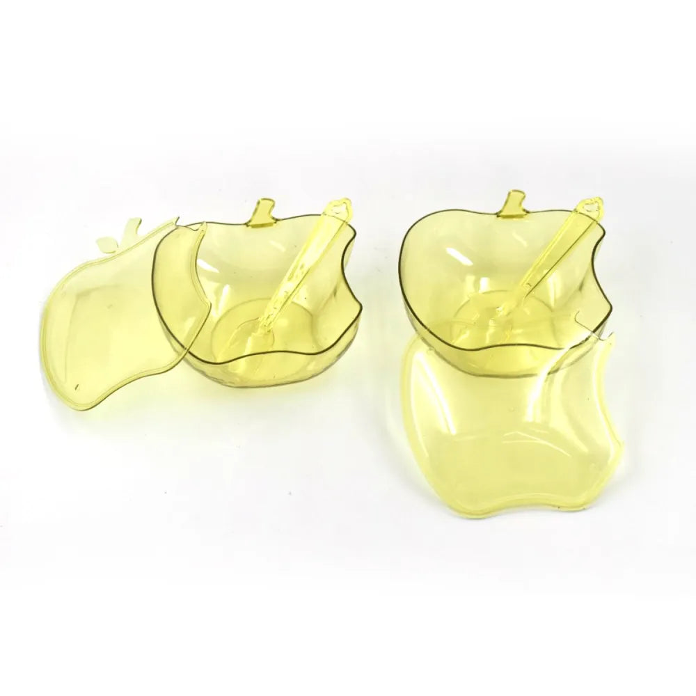 Apple-shaped serving tray bowl - home & kitchen