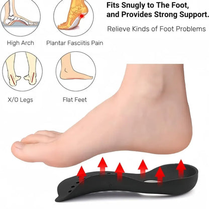 Arch support silicone insoles