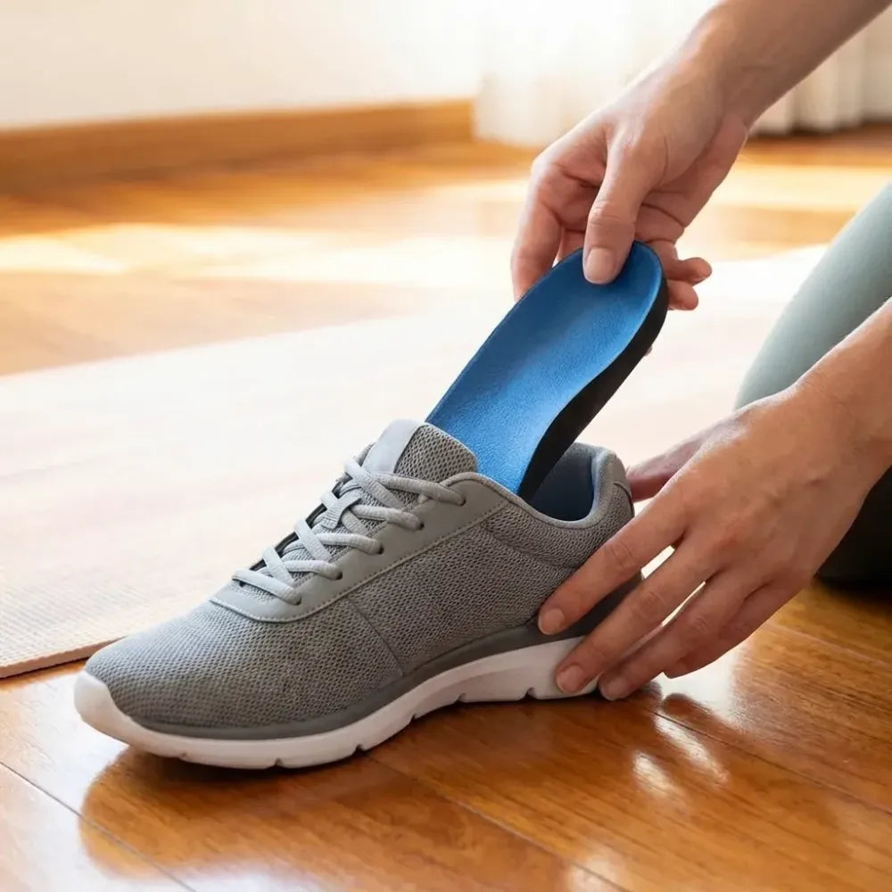 Arch support silicone insoles