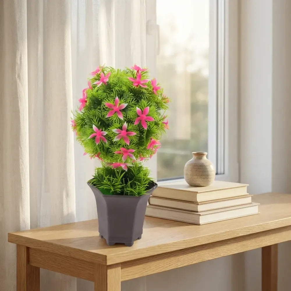 Artificial flower in pot - home decor